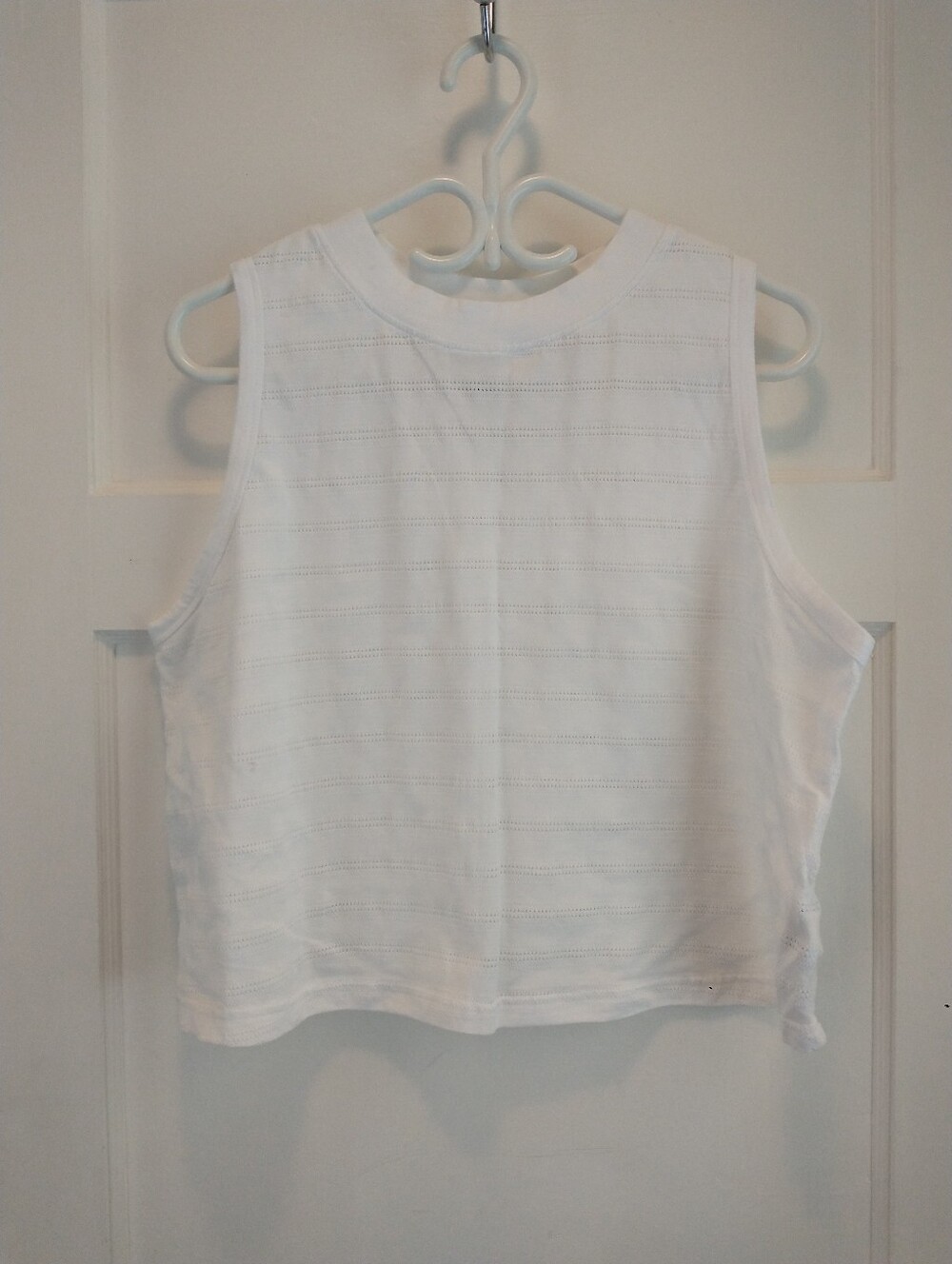 Dedicated Women's White Sleeveless Tank Top